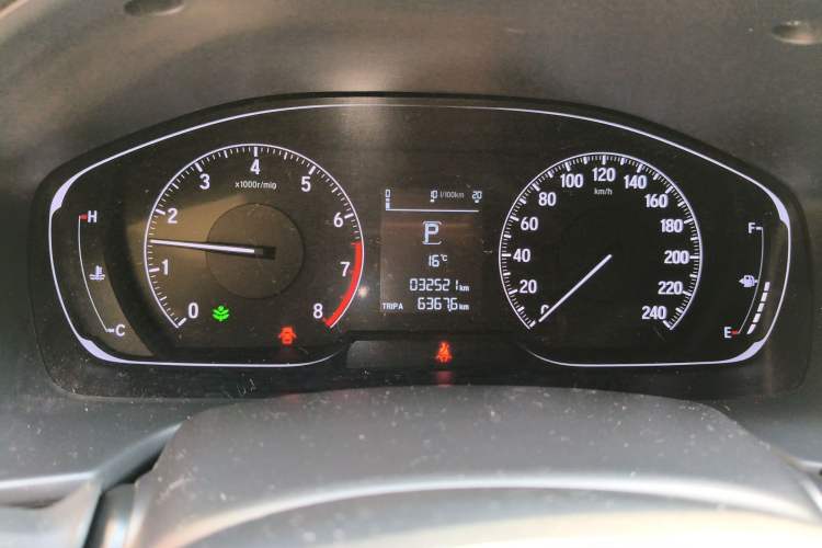 Used Honda Inspire 2019 260TURBO Elegant Edition China VI Emission Standard Odometer Close Up