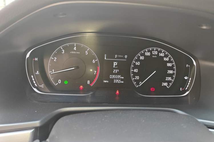 Used Honda Inspire 2019 260TURBO Elegant Edition China VI Emission Standard Odometer Close Up