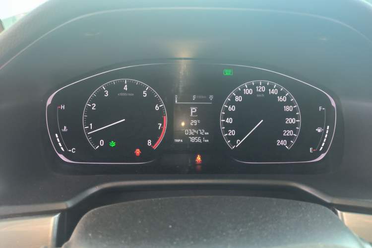 Used Honda Inspire 2019 260TURBO Elegant Edition China V Emission Standard Odometer Close Up