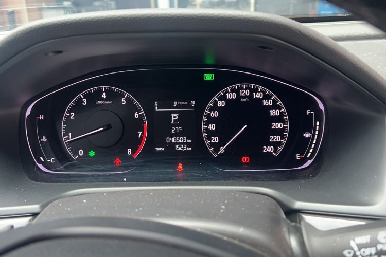 Used Honda Inspire 2019 260TURBO Elegant Edition China VI Emission Standard Odometer Close Up