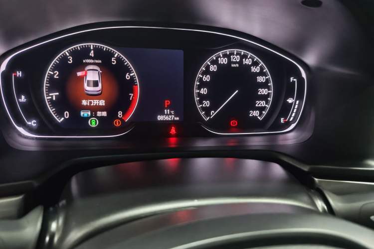Used Honda Inspire 2019 260TURBO Jingyue Edition China VI Odometer Close Up
