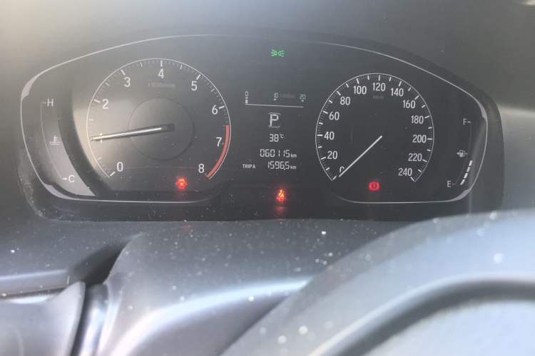 Used Honda Inspire 2019 260TURBO Elegant Edition China VI Emission Standard Odometer Close Up
