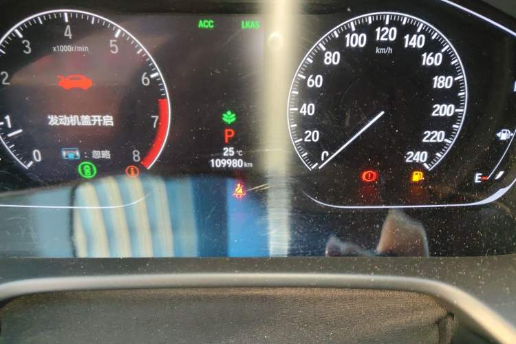 Used Honda Inspire 2019 260TURBO Elite Edition China V Standard Odometer Close Up