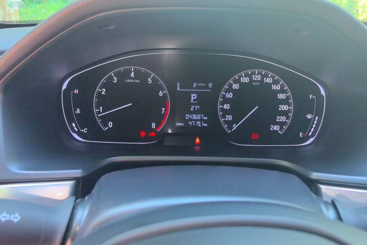 Used Honda Inspire 2019 260TURBO Elegant Edition China VI Emission Standard Odometer Close Up