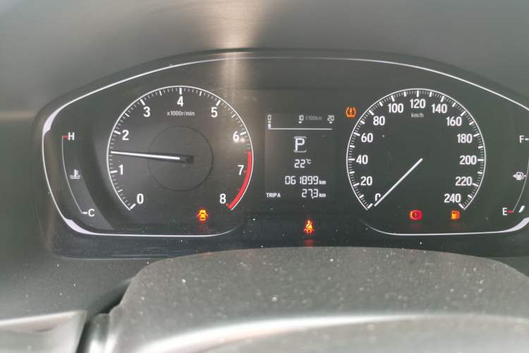 Used Honda Inspire 2019 260TURBO Elegant Edition China V Standard Odometer Close Up