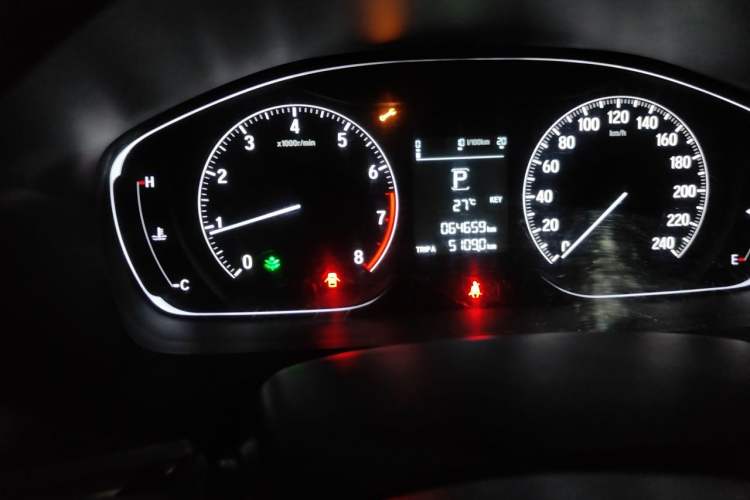 Used Honda Inspire 2019 260TURBO Elegant Edition China VI Emission Standard Odometer Close Up