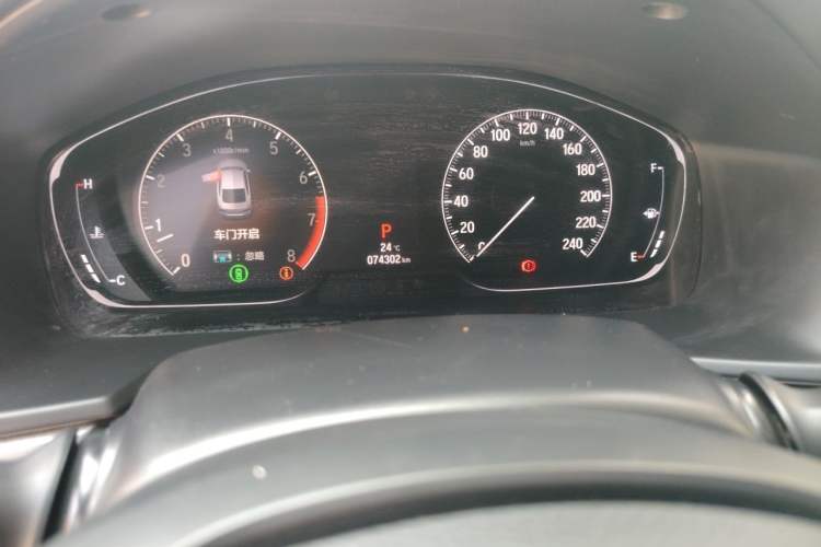 Used Honda Inspire 2019 260TURBO Jingyue Edition China VI Odometer Close Up