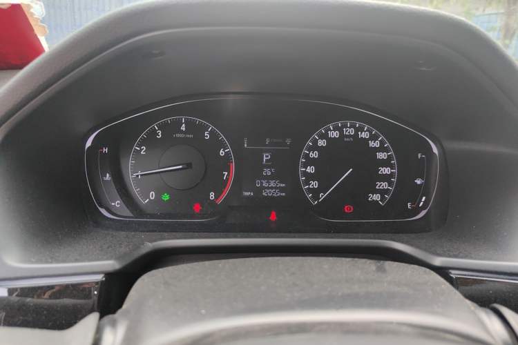 Used Honda Inspire 2019 260TURBO Elegant Edition China VI Emission Standard Instrument Cluster
