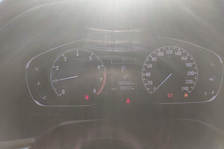 Used Honda Inspire 2019 260TURBO Elegant Edition China VI Emission Standard Instrument Cluster