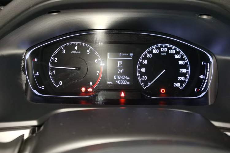Used Honda Inspire 2019 260TURBO Elegant Edition China VI Emission Standard Odometer Close Up