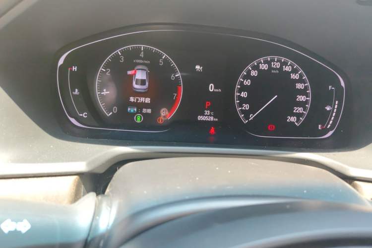 Used Honda Inspire 2022 260TURBO Jingyue Version Odometer Close Up