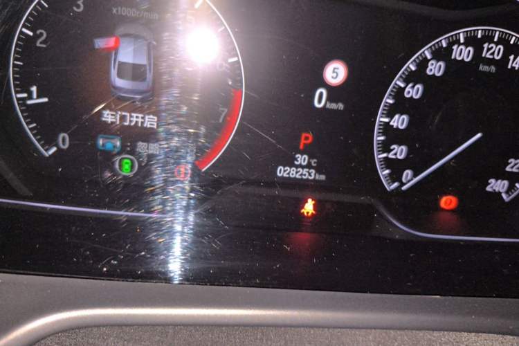 Used Honda Inspire 2022 260TURBO Jingyue Version Odometer Close Up
