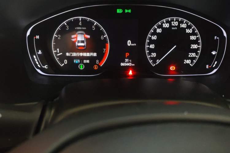 Used Honda Inspire 2022 260TURBO Jingyue Version Odometer Close Up