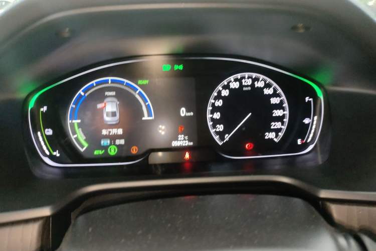 Used Honda Inspire 2022 Xing·Hybrid 2.0L Pure Edition Odometer Close Up