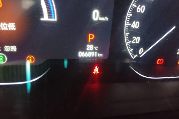 Used Honda Inspire 2022 Lingpai Hybrid 2.0L Pure Elegant Edition Odometer Close Up