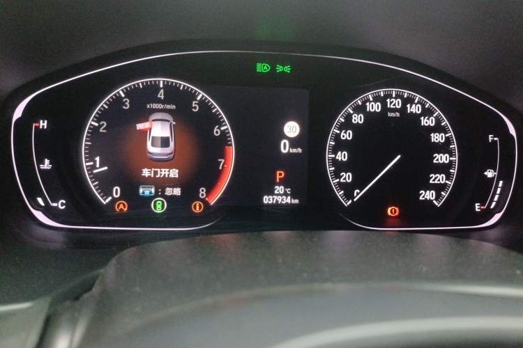 Used Honda Inspire 2022 260TURBO Jingyue Version Odometer Close Up