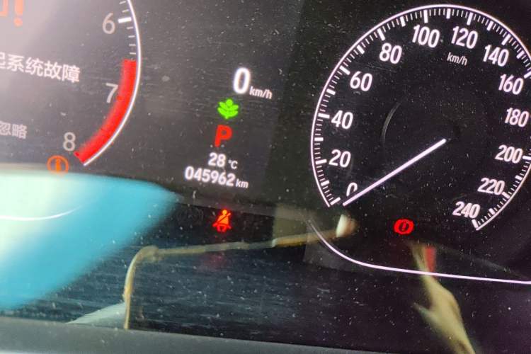 Used Honda Inspire 2022 260TURBO Jingyue Version Odometer Close Up