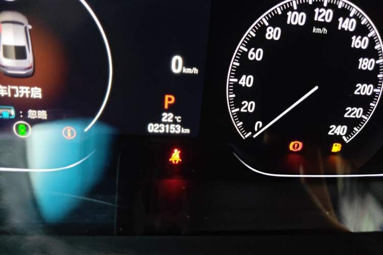 Used Honda Inspire 2022 260TURBO Jingyue Version Odometer Close Up
