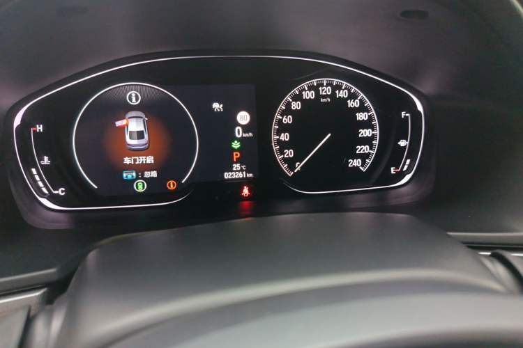 Used Honda Inspire 2022 260TURBO Elegant Edition Odometer Close Up
