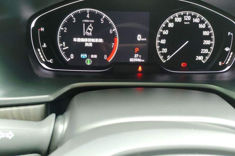 Used Honda Inspire 2022 260TURBO Jingyue Version Odometer Close Up