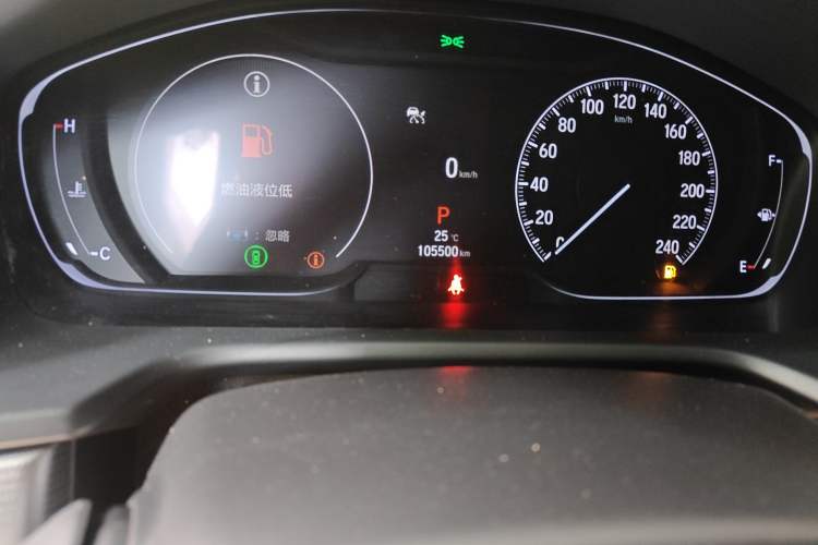 Used Honda Inspire 2022 260TURBO Elegant Edition Odometer Close Up