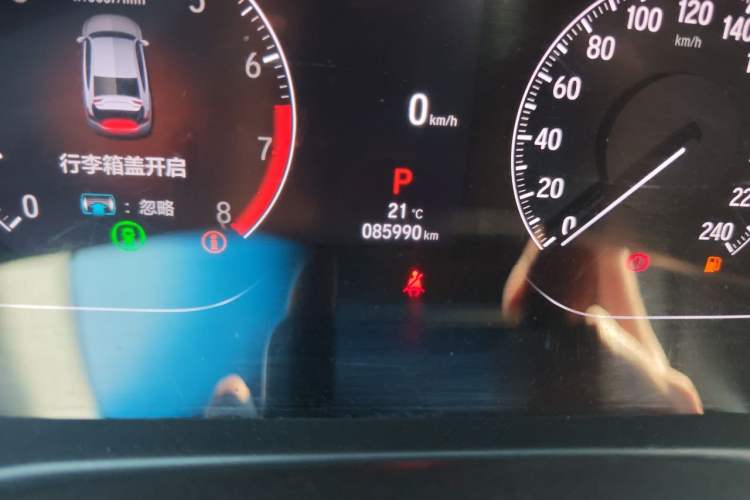 Used Honda Inspire 2022 260TURBO Elegant Edition Odometer Close Up
