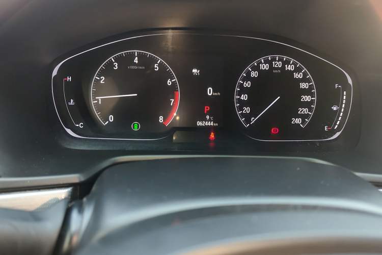 Used Honda Inspire 2022 260TURBO Elegant Edition Odometer Close Up
