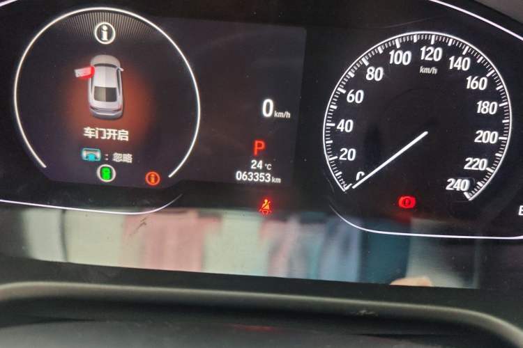 Used Honda Inspire 2022 260TURBO Jingyue Version Odometer Close Up