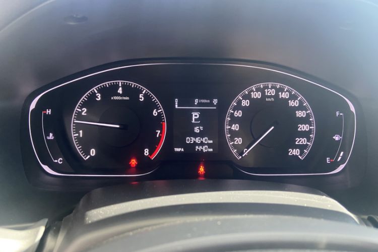 Used Honda Inspire 2022 260TURBO Elegant Edition Odometer Close Up