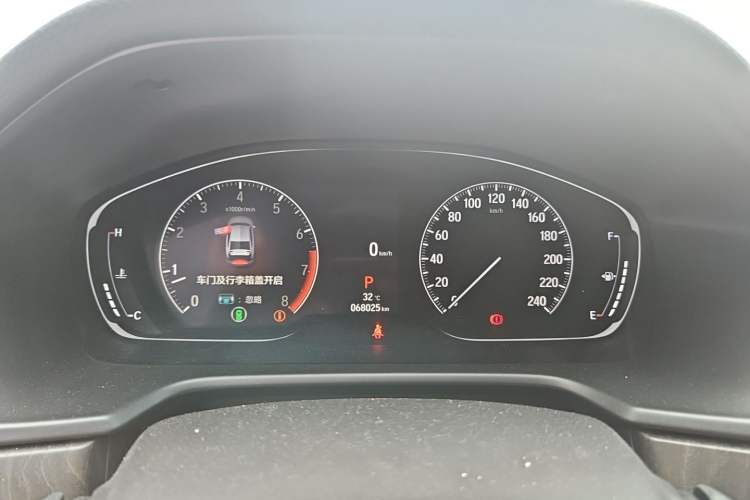 Used Honda Inspire 2022 260TURBO Jingyue Version Odometer Close Up