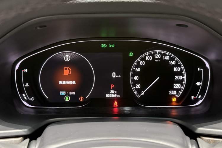 Used Honda Inspire 2022 260TURBO Jingyue Version Odometer Close Up
