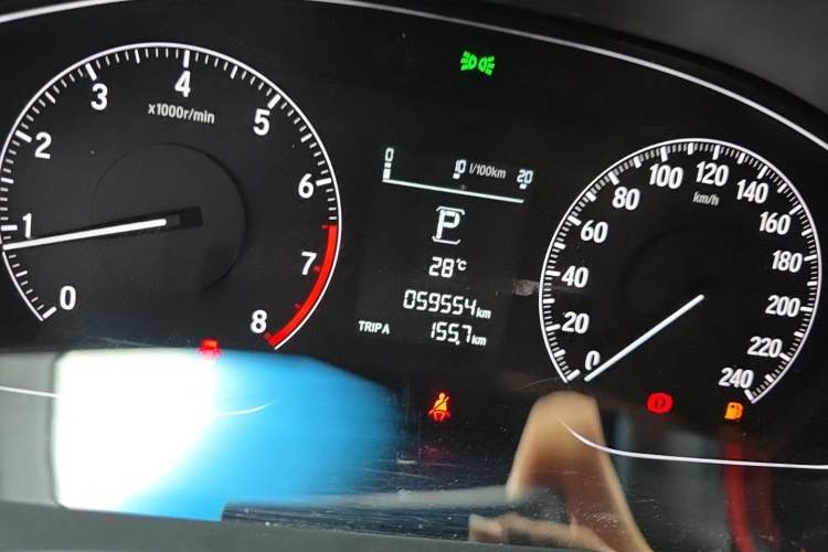 Used Honda Inspire 2022 260TURBO Elegant Edition Odometer Close Up