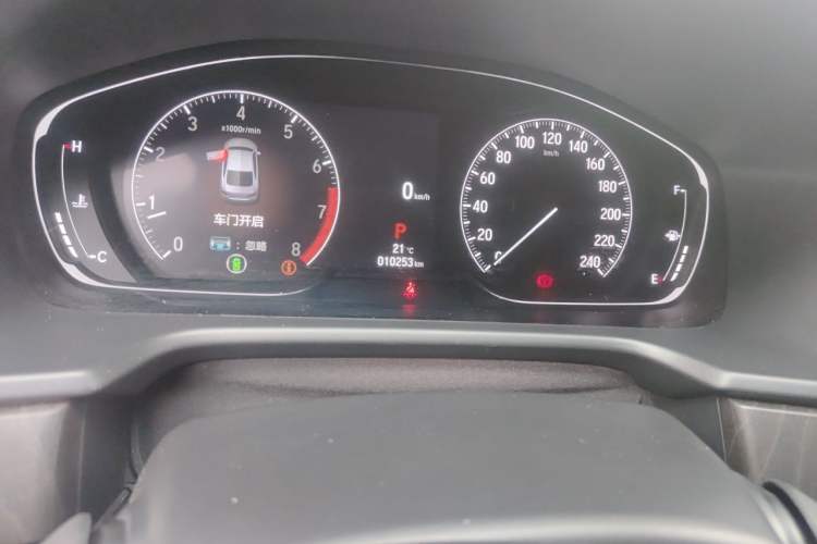 Used Honda Inspire 2022 260TURBO Jingyue Version Odometer Close Up