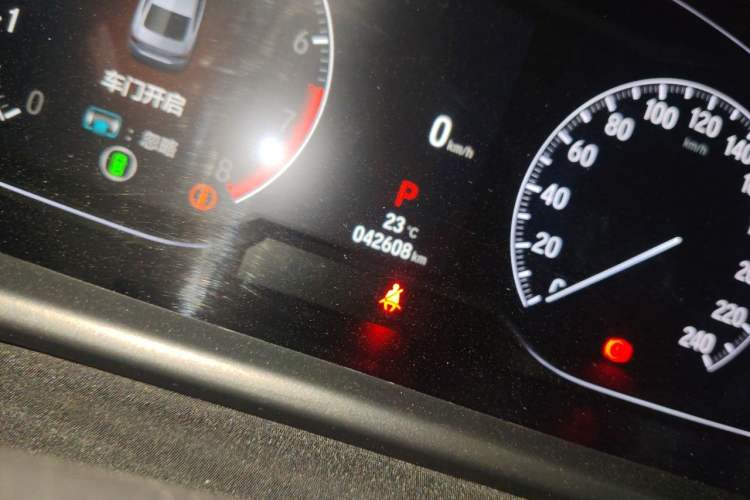 Used Honda Inspire 2022 260TURBO Jingyue Version Odometer Close Up