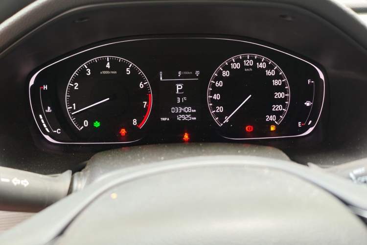 Used Honda Inspire 2022 260TURBO Elegant Edition Odometer Close Up