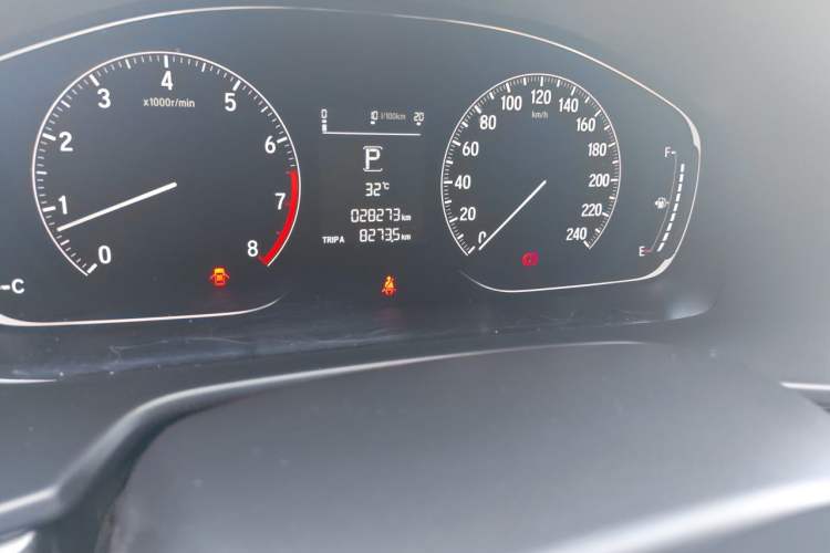 Used Honda Inspire 2022 260TURBO Elegant Edition Odometer Close Up