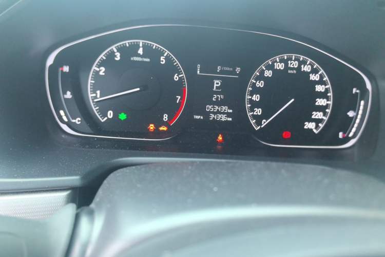 Used Honda Inspire 2022 260TURBO Elegant Edition Odometer Close Up