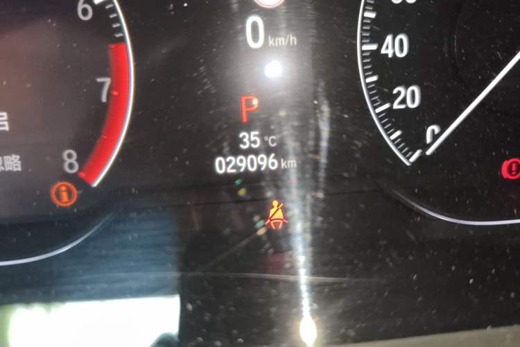 Used Honda Inspire 2022 260TURBO Jingyue Version Odometer Close Up