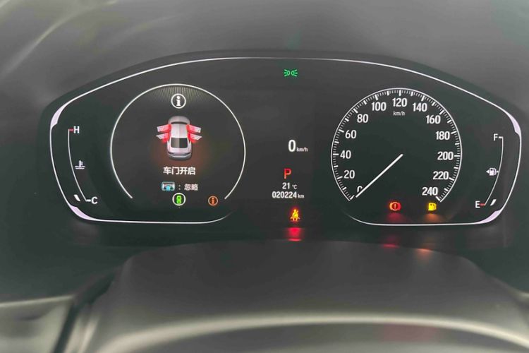 Used Honda Inspire 2022 260TURBO Jingyue Version Odometer Close Up