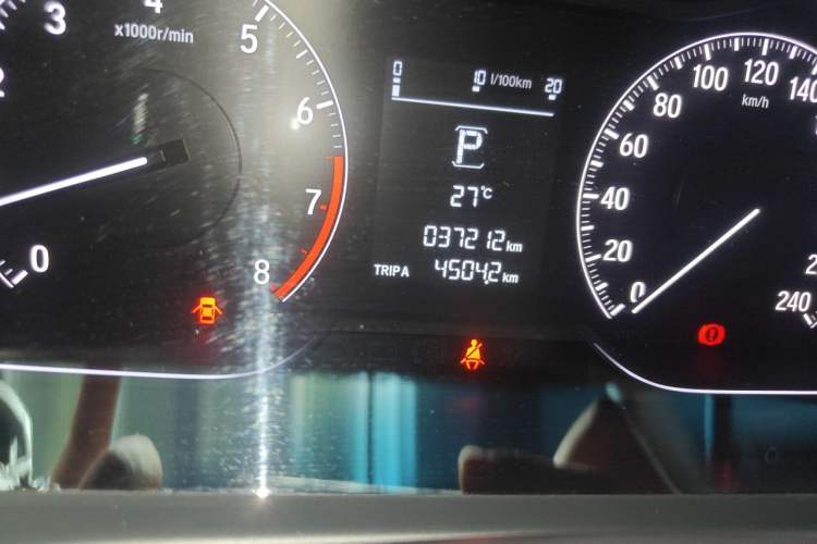 Used Honda Inspire 2022 260TURBO Elegant Edition Odometer Close Up