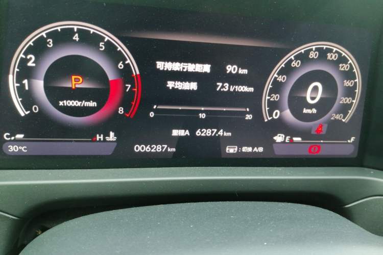 Used Honda Inspire 2023 260TURBO Elegant Edition Odometer Close Up