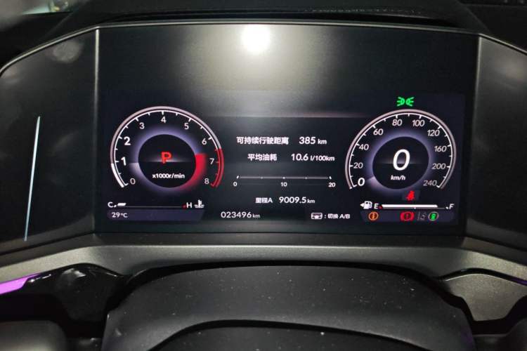Used Honda Inspire 2024 260TURBO Elite Edition Odometer Close Up
