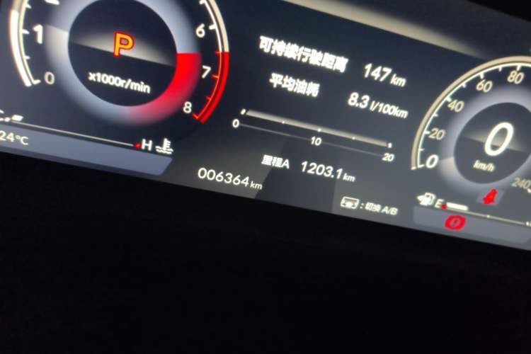 Used Honda Inspire 2025 260TURBO Elegant Edition Odometer Close Up