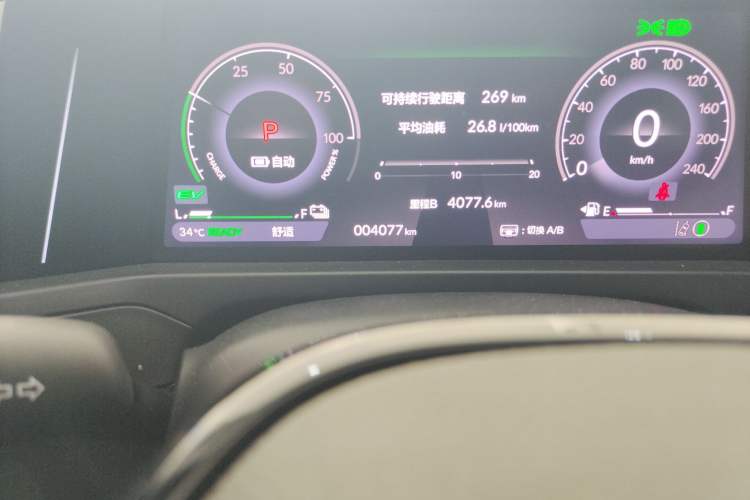 Used Honda Inspire New Energy 2023 ePHEV Smart Edition Odometer Close Up