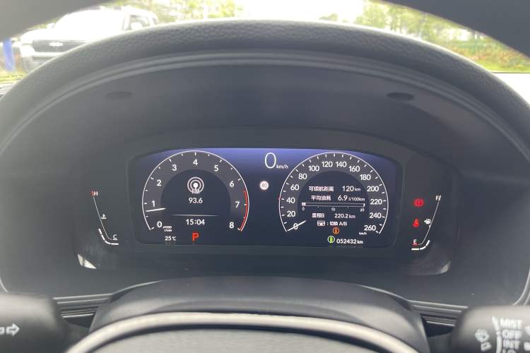 Used Honda Integra 2022 240TURBO CVT Technology Edition Odometer Close Up