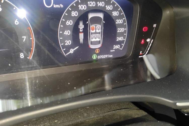 Used Honda Integra 2022 240TURBO CVT Luxury Edition Odometer Close Up