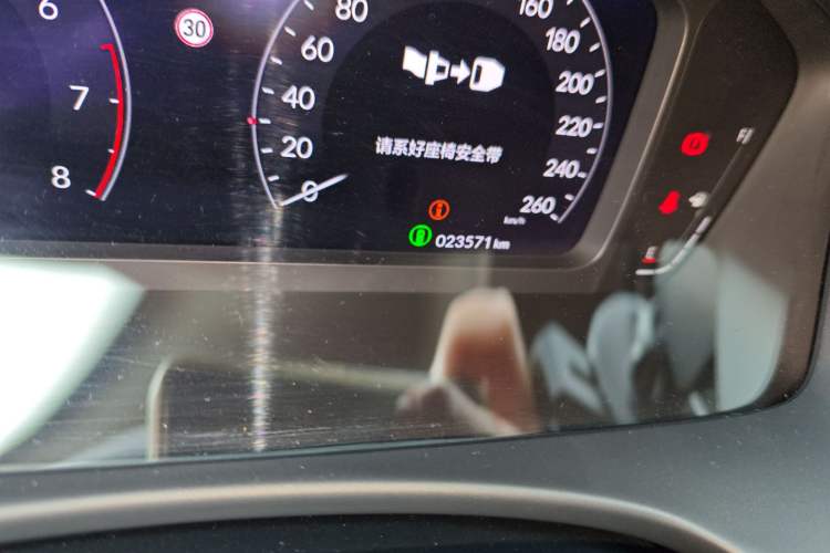 Used Honda Integra 2022 240TURBO CVT Technology Edition Odometer Close Up