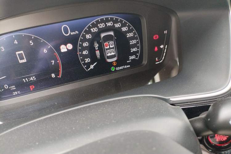 Used Honda Integra 2022 240TURBO CVT Phantom Night Luxury Edition Odometer Close Up