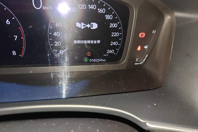 Used Honda Integra 2022 240TURBO CVT Prestige Edition Odometer Close Up