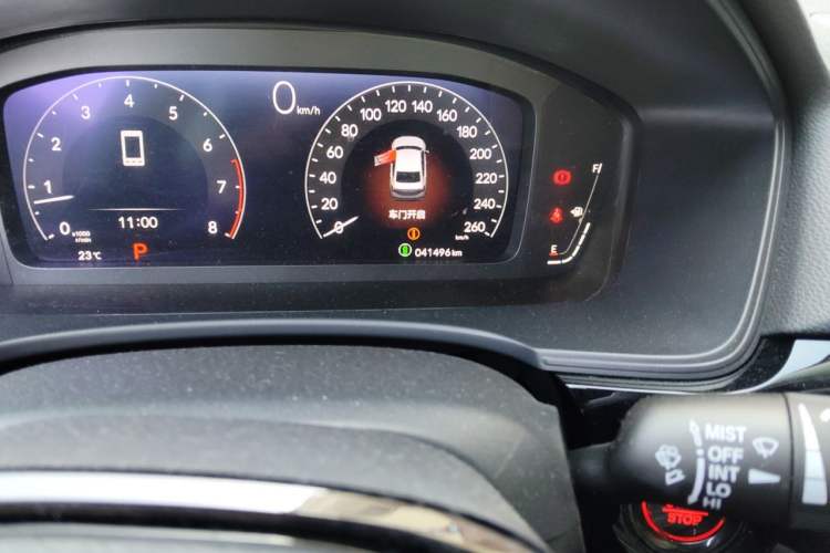 Used Honda Integra 2022 240TURBO CVT Technology Edition Odometer Close Up